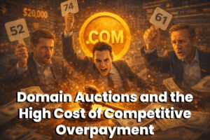 Domain Auctions and the High Cost of Competitive Overpayment