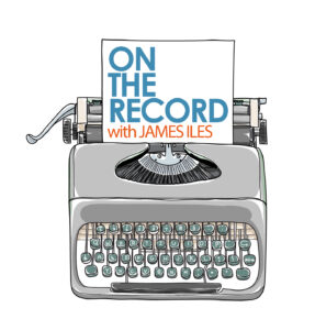 On the record logo with typewriter 21